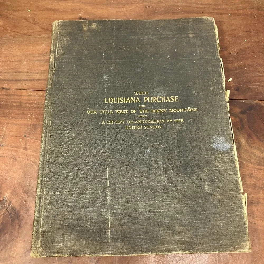 Louisiana Purchase Binger Hermann 1900 Government Printing Office Maps History